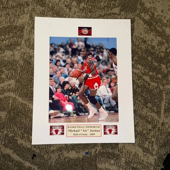 Michael Jordan autographed 8x10 photo - Picture 1 of 1